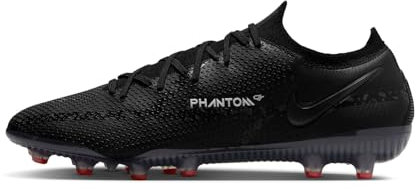 Nike Unisex Phantom Gt2 Elite Ag-pro Football Shoes, Black Dk Smoke Grey Summit White, 40.5 EU