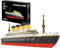 FULHOLPE Technik Titanic Bausteine Bausatz, 3800+ Klemmbausteine Kreuzfahrtschiff Modellbausatz, MOC Technik Cruise Liner Bauset Nicht Kompatibel mit Großen Marken