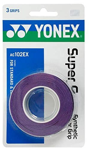 YONEX Super Grap Overgrip Schläger, Dunkelviolett, 3 Stück