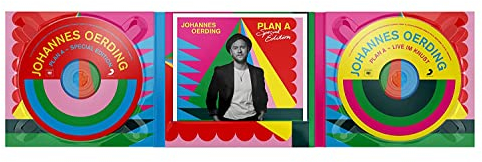 Johannes Oerding, Neues Album 2023, Plan A, Special Edition 2 CDs mit 4 Bonustracks & Live CD, Digipack, Feuerzeug Nie wieder Alkohol schwarz