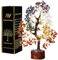 AstraVeda 7 Chakra Tree, Tree of Life, Crystal Tree, Feng Shui Tree, Positive Energy Tree, Meditation Gift, Crystals and Stones, Spiritual Items, 300 Beads