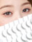 Cils naturels Wispy 10 mm - Faux cils courts - Aspect naturel - Petits cils pour un look propre K38