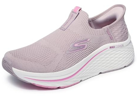 Skechers Donna Max Cushioning Elite 2.0 Eternal Slip-in ALLENATRICE | Slip-in mani libere, ammortizzazione massima, memory foam raffreddata ad aria, intersuola Ultra Go, tomaia elasticizzata