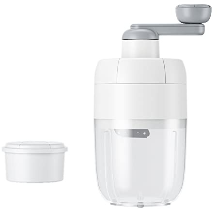 Comphic Shaved Ice Machine Home Small Manual Ice Crusher Hand-Shake Ice and Hail Ice Ice Breaker to Make Sand Ice