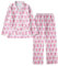 Schlafanzug Damen Kurz Zweiteiliger Pyjamas Roller Dupes Kaninchen Preppy Knopfleiste Nachtwäsche Y2K Schlafanzüge Revers Kurzarm AFFE Hase Tiger Floral Pjs Shorts Set Hausanzug Sleepwear Loungewear