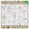 HIOQFR 20 Stück Blattmalerei Schablonen Malen Stencil Schablonen Blumen Kunst Schablonen Zeichnung Set Malschablonen Wandgestaltung Zeichenschablonen Muster Wiederverwendbare Malvorlagen für DIY