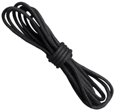 HDGSAFD 1 Par de Cordones Negros de Cuero, Elásticos y Antisueltos para Zapatillas de Deporte y Zapatos