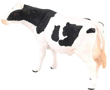 VICASKY 1 Unidad De Accesorios para Fotos En Forma De Vaca Lechera Modelo De Vaca Lechera Estatua De Vaca Artificial Juguetes De Animales Juguete De Vaca Lechera Simulada Adorno De