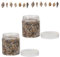 IMIKEYA Lot De 2 Coquillages Naturels pour Projets Artisanaux Coquilles Saint- Décoration Murale Remplissage Époxy