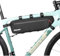 ENJOHOS Rahmentasche Fahrrad 2.7L Wasserdicht Rohrtasche Triangeltasche Fahrradtasche Rahmen Oberrohrtasche Dreiecktasche Fahrrad Tasche für Rennrad Road Gravel Bike Zubehör, Schwarz