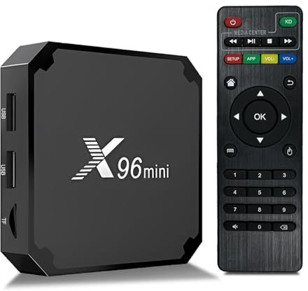 X96 Mini 2GB/16GB Android TV Box, Technologie HDR 10+/4K HD, Utilisant Le Chipset Quad-Core Amlogic X905W2 RéCemment Mis à Niveau, WiFi Double Bande 2.4G/5G, Périphérique d'accès à l'interface HDMI