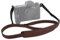 MUZIRI KIINOKOO Sangle en cuir véritable avec ceinture en nylon – Bandoulière réglable avec anneaux triangulaires pour la plupart des appareils photo numériques – Longueur 90 cm à 140 cm, café, Long