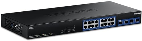 TRENDnet, TEG-S50204, 20-Port 2,5G/Multi-Gig Switch mit 10G SFP+ Ports, 16 x 2,5G RJ-45 Ports, 4 x 10G SFP+ Ports, 160Gbps