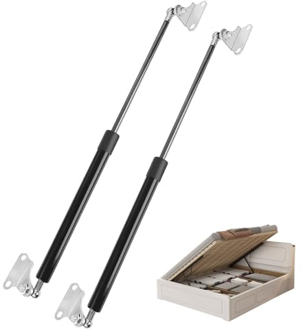 500MM 200N/20KG Amortisseurs Verin à gaz, Lot de 2 supports d'amortisseurs hydrauliques à gaz type L Pour couvercle de coffre de rangement, housse de bateau, meuble TV, porte de camping-car