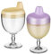 Didiseaon 2 Pezzi Calice Tazze Per a Prova Di Perdite Tazze Per Biberon Sip Cups Per i Più Piccoli Sip Cup Coppa Di Calice Di Plastica Pp