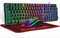 Western Gadget 3-in-1 RGB Gaming Combo – LED Backlit UK Keyboard, 7-Color RGB Mouse, Large Anti-Slip Pad – USB Wired Set for PC Gamers, Windows/Mac Compatible
