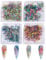 Dry Flowers Nail Art,4 Boxes 3D Nail Art Dried Flower,Colorful Natural Real Dried Flower Nails Decals Supplies for Manicure Design Decoration DIY Craft (Colorful 4 Boxes B)