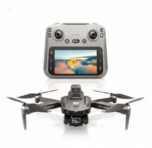 V168 PRO MAX Drone 8K GPS Camera Brushless Motor Foldable Quadcopter | Obstacle Avoidance, 5G Remote Control, 4.5-Inch Screen, Highest Spec Model.