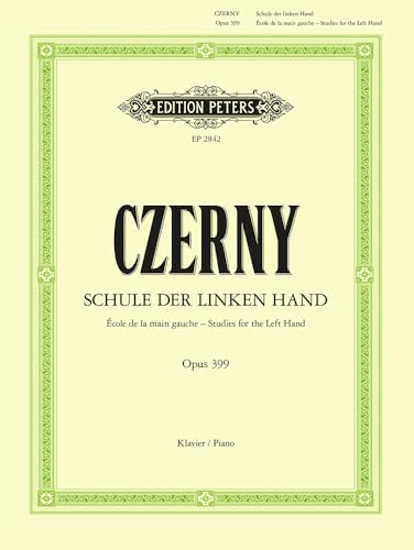 Schule der linken Hand op. 399 -für Klavier-