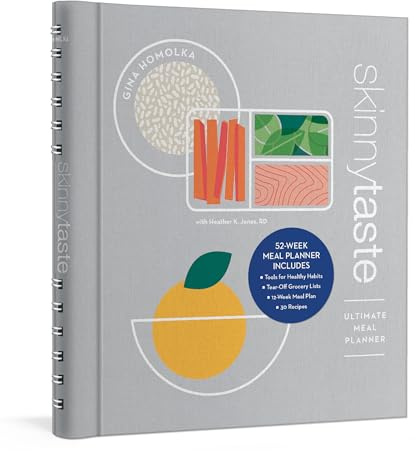 The Skinnytaste Ultimate Meal Planner: 52-Week Meal Planner with 35+ Recipes, a 12-Week Meal Plan, Tear-Out Grocery Lists, and Tools for Healthy Habits