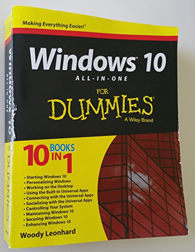 Windows 10 All–in–One For Dummies