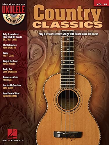 Ukulele Play-Along Volume 15: Country Classics: Noten, CD für Ukulele (Hal Leonard Ukulele Play-along, Band 15) (Hal Leonard Ukulele Play-along, 15, Band 15)