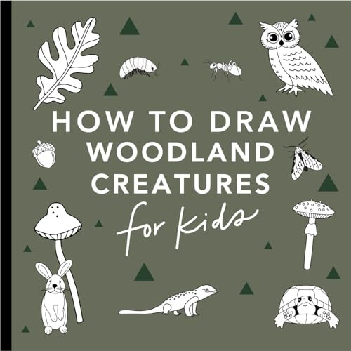 Mushrooms & Woodland Creatures: How to Draw Books for Kids with Woodland Creatures, Bugs, Plants, and Fungi (How to Draw For Kids Series)