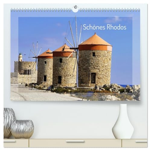 Schönes Rhodos (hochwertiger Premium Wandkalender 2026 DIN A2 quer), Kunstdruck in Hochglanz: Die griechische Insel Rhodos hat viel zu bieten.Ob ... ist immer eine Reise wert (CALVENDO Orte)