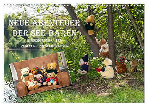 Neue Abenteuer der See-Bären (Wandkalender 2026 DIN A3 quer), CALVENDO Monatskalender: Das etwas andere Kinderbuch... (CALVENDO Spass)