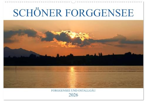 Schöner Forggensee (Wandkalender 2026 DIN A2 quer), CALVENDO Monatskalender: Farbige Fotografien vom Forggensee und Umgebung (CALVENDO Natur)