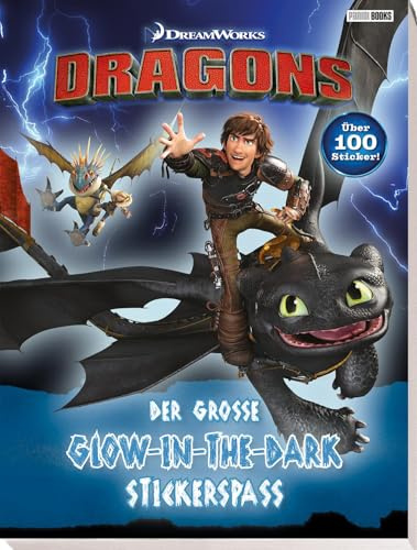 Dragons: Der große Glow-in-the-Dark-Stickerspaß: Activityblock mit über 100 Glow-in-the-Dark-Stickern