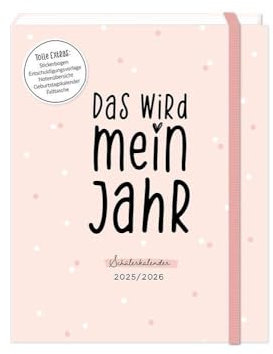 Schülerkalender 2025 / 2026 Das wird mein Jahr: Terminplaner Hardcover: Terminplaner Softcover
