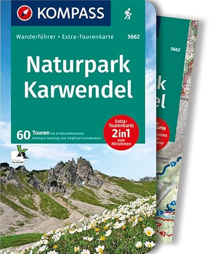 KOMPASS Wanderführer Naturpark Karwendel: Wanderführer mit Extra-Tourenkarte 1:35.000, 60 Touren, GPX-Daten zum Download.
