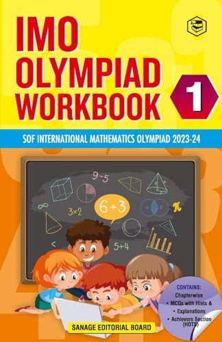 SPH International Mathematics Olympiad (IMO) Workbook for Class 1 - MCQs, Previous Years Solved Paper and Achievers Section - SOF Olympiad Preparation Books For 2023-2024 Exam