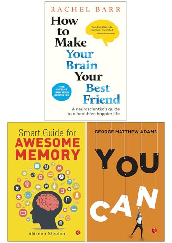 How to Make Your Brain Your Best Friend, Smart Guide for Awesome Memory & You Can 3 Books Collection Set