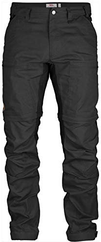 Fjällräven Herren Hose Abisko Lite Trekking Zip-Off Reg, Dark Grey-Black, 46, F81535R-030-550