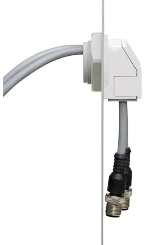 Icotek KVT 32 W90 Kabeldurchführung teilbar Polycarbonat Grau 1 St.