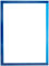 magnetoplan 1131103 Magnetofix Magnetrahmen 5 Stk. A5 blau