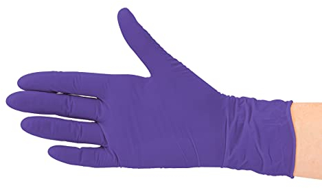SF Nitrilhandschuhe L Violett – 1000 (10x100) Stück Einweghandschuhe, Einmalhandschuhe, Medizinische handschuhe, Puderfrei, Latexfrei, für Kochen, Putzen, Medizin, Kosmetik, Haushalt
