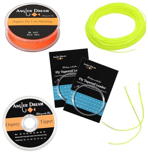 ANGLER DREAM Angelschnur, Angelschnur, 4 W, Gelb