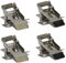 Braytron Kit de montage encastré pour panneau LED avec supports de fixation pour plafond 4 x