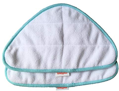 Unispair 2 x Microfibre Cloth Pack for H2O HD Steam Cleaner Mop and Lite refill