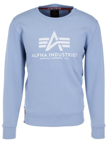 Alpha Industries Basic Sweater Sweatshirt für Herren Light Blue