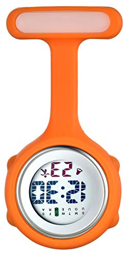 Avaner Uhren Krankenschwestern Digital Silikon: Multifunktion Kalender Timer Wecker Pflegeruhr Analog Quarzwerk FOB Schwesternuhr für Damen Herren