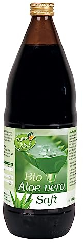 KOPP Vital® Bio-Aloe-Vera-Saft | 1 Liter | 100% Direktsaft | Bio-Qualität | Naturtrüber Frischpflanzensaft | Hohe Aloverose-Gehalt