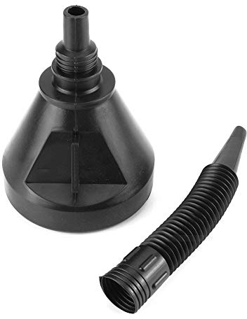 Akozon mechanic funnel funnel fuel can funnel petrol funnel petrol funnel for jerry can washer fluid funnel adaptor large funnel flexible fuel funnel auto funnels for oil and gasoline capless gas tank