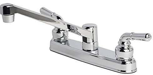 US Wohnmobil Trailer Küchenwasserhahn heiß & kalt Mischer chrome