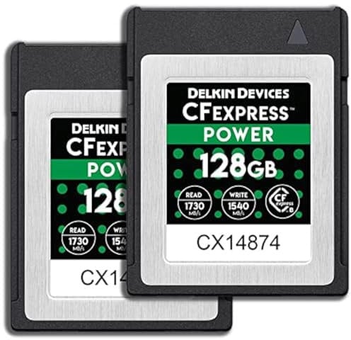 Delkin Devices Power 128GB CFexpress Type B Memory Card (Twin Pack)