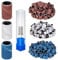 Madenia Nail Drill Bits Sanding Bands for Nail Drill, 80#150#240 Grit 210 Pcs Sanding Bands Set for Acrylic Gel Nails Manicures Pedicures Tools