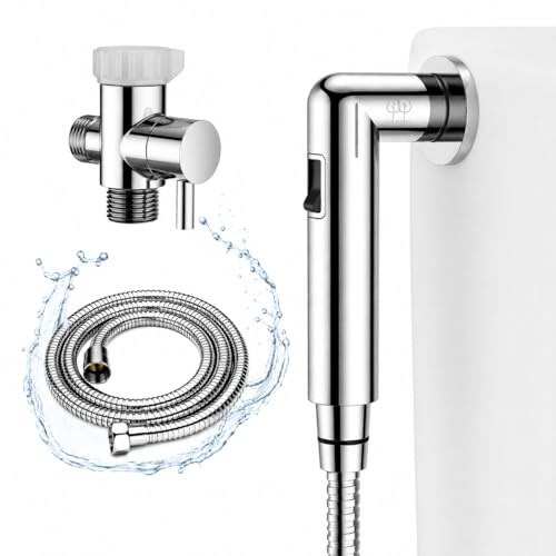 Bum Buddy: Der Bum Gun Bidet, Handheld Magnetischer Bidet Sprüherset, Anpassbarer Wasserdruck, Cloth Diaper Reiniger Set, Feminine Wash, Nylon Nut, Cone Washers, Leak Free, ECO